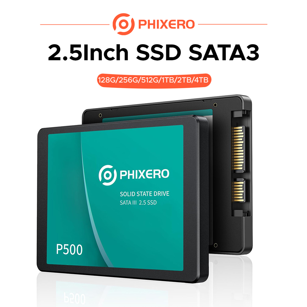 Ssd 500Gb - PHIXERO SSD SATAIII 128G/256G/512G/1TB/2TB/4TB AHCI con
