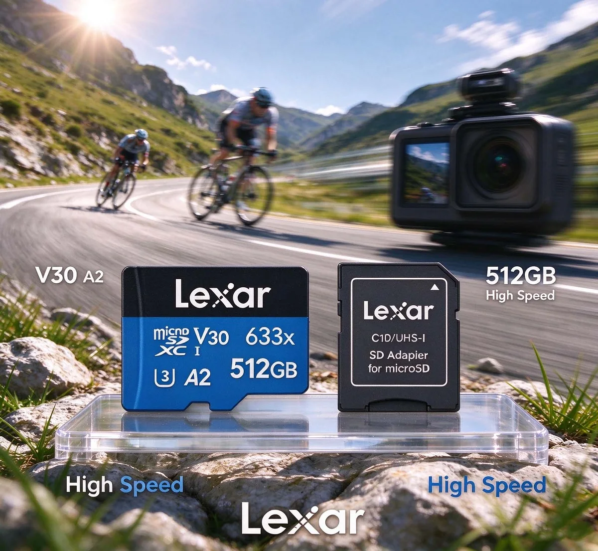 Memory Card Ssd - Tarjeta de memoria microSDXC UHS-I de