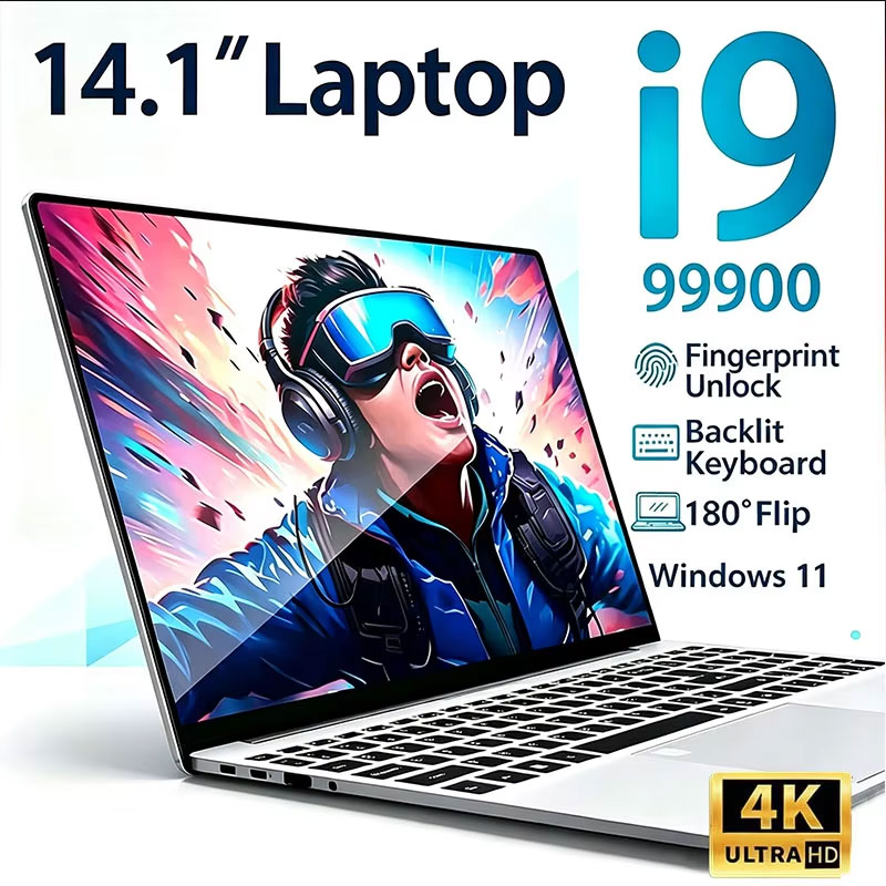Ssd 1Tb - Computadora portátil de 14.1' con Intel