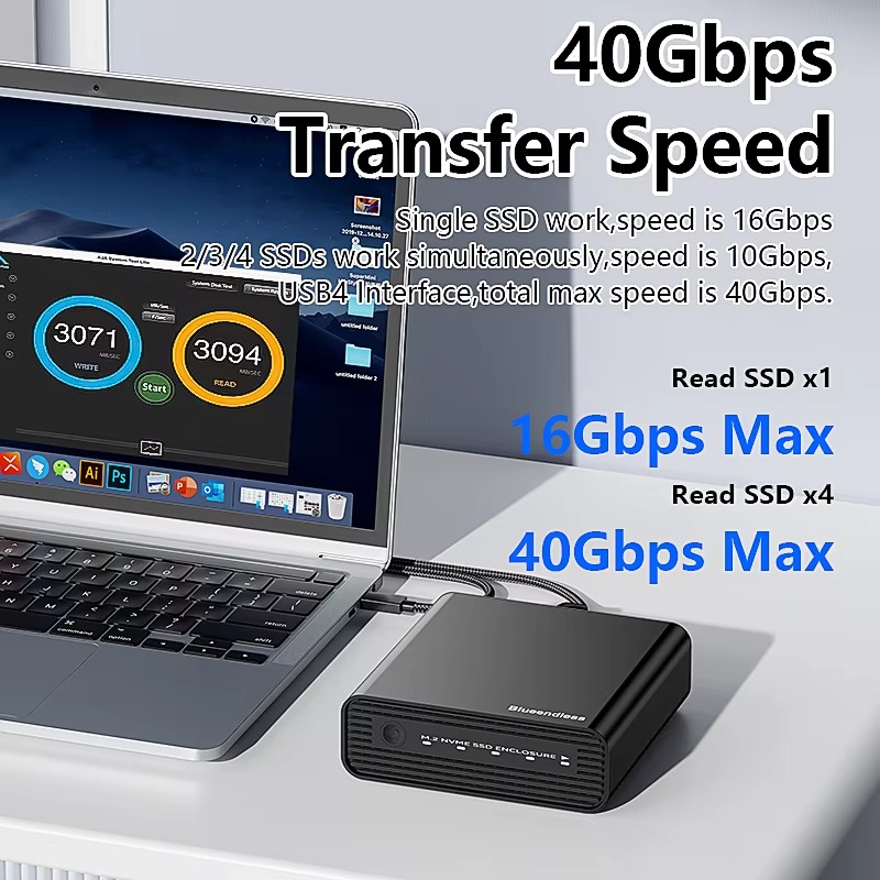 Caja Externa de Aluminio M2 pa - Nvme Ssd reseña y precio