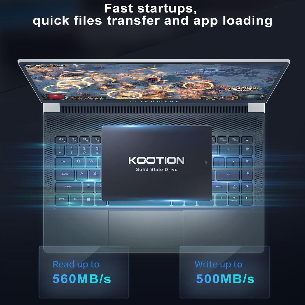 Disco Duro SSD SATA KOOTION de - Ssd 500Gb reseña y precio