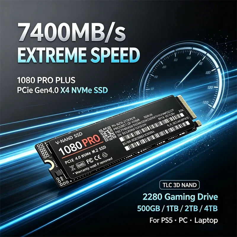 SSD interno M.2 NVMe de 7400 M - Ssd 500Gb reseña y precio