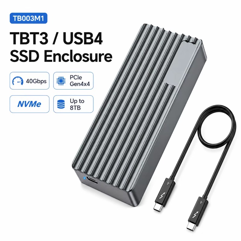 Carcasa TBT3/USB4 para SSD M.2 - Nvme Ssd reseña y precio