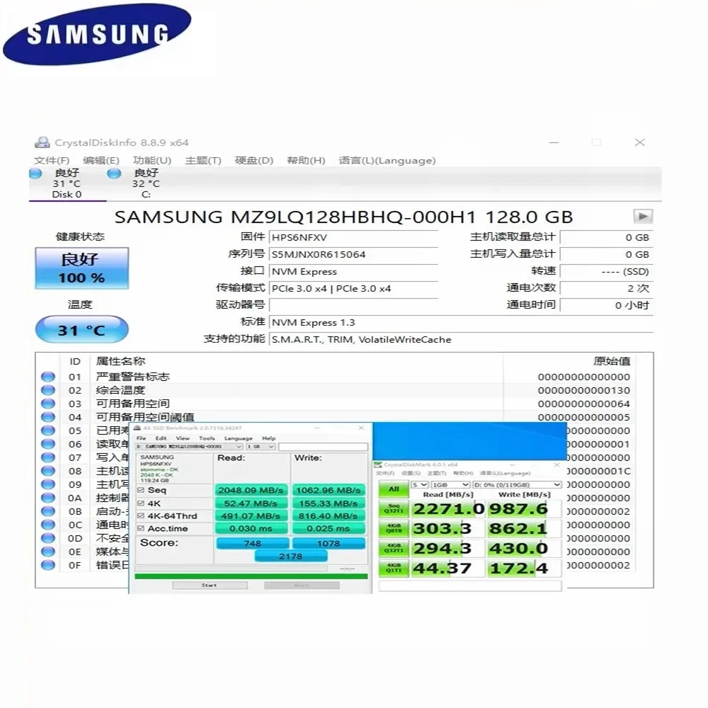 SSD Samsung M.2 2230 PM991a 1T - Samsung Ssd reseña y precio